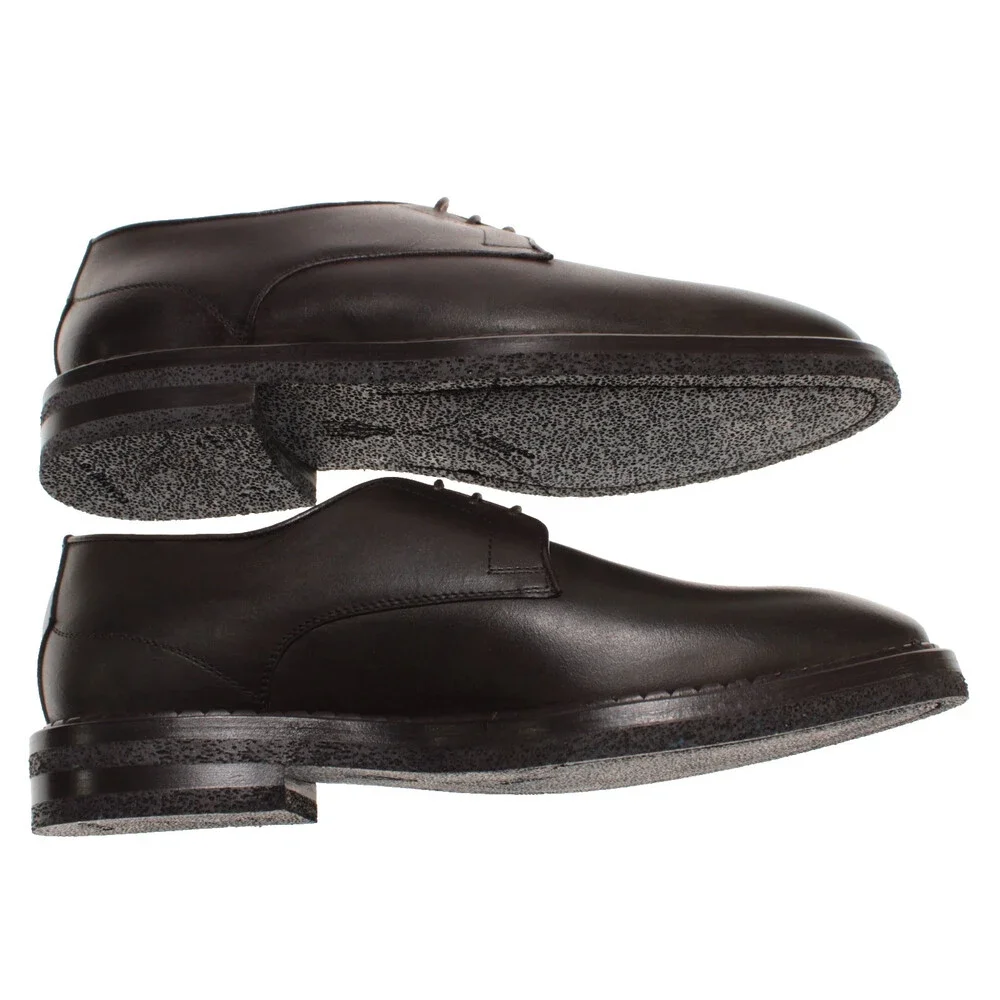 Di Bianco NWB Derby Dress Shoes Size 9.5 US in Dark Brown Leather Made in Italy